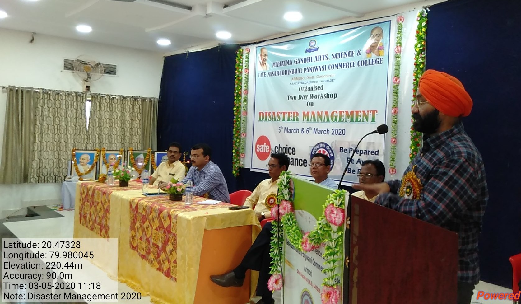 Disaster Management Workshop 05 & 06 March 2020